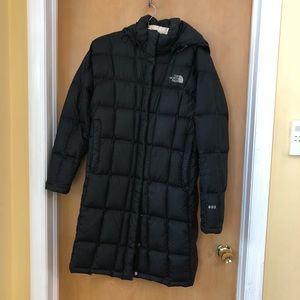 Women’s black North Face coat